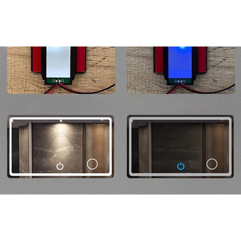 Dimmer LED per bagno 12-24V con sensore touch, interruttore induttivo touch 5A, dimmer touch per luce a specchio