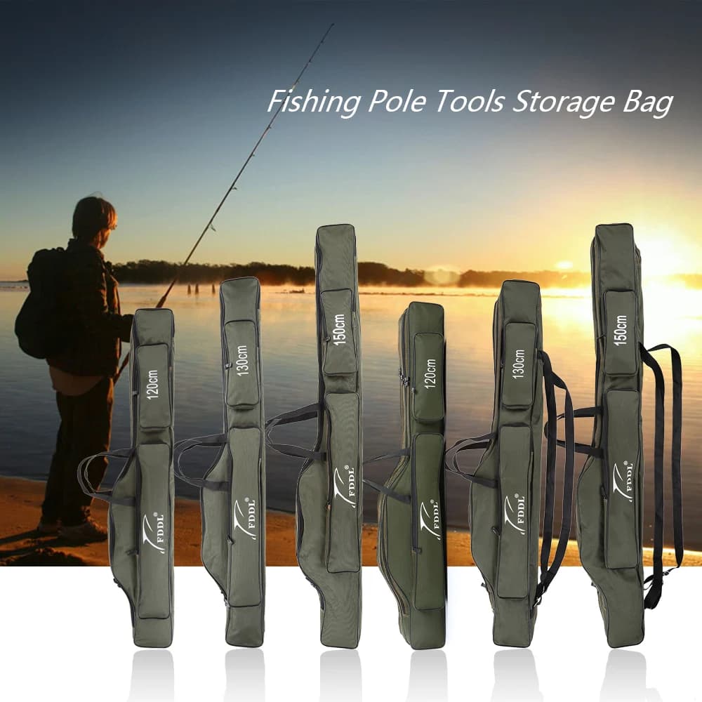 Bag Case Fishing equipment Portable folding fishing equipment Fishing rod holder Fishing rod instruments Fishing rod housing Fishing equipment