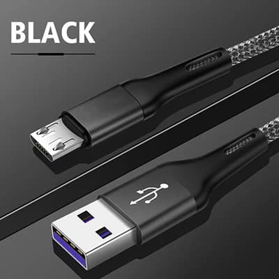 Cavo USB a Tipo C per Ricarica Rapida e Sincronizzazione Dati, Cavo Intrecciato in Nylon per Samsung Galaxy Xiaomi Huawei Telefoni Android 0.25/1/2/3M