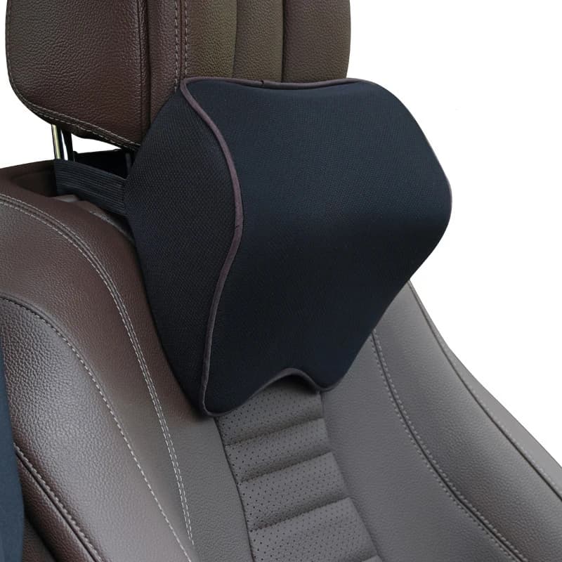 Cuscino poggiatesta universale per poggiatesta per auto in memory foam Supporto per la testa del sedile automatico regolabile per Benz - Accessorio da viaggio confortevole
