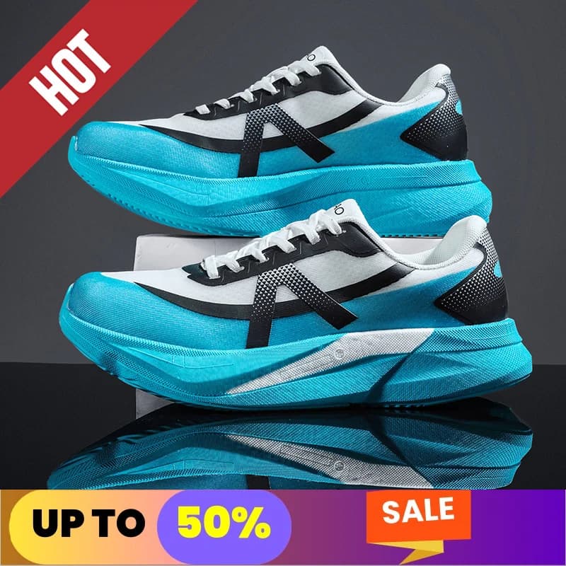 NEW professional racing shoes CarbonBoard Marathon Men Sport Fitness Lightweight Women's comfortable sneakers antiskid athletics