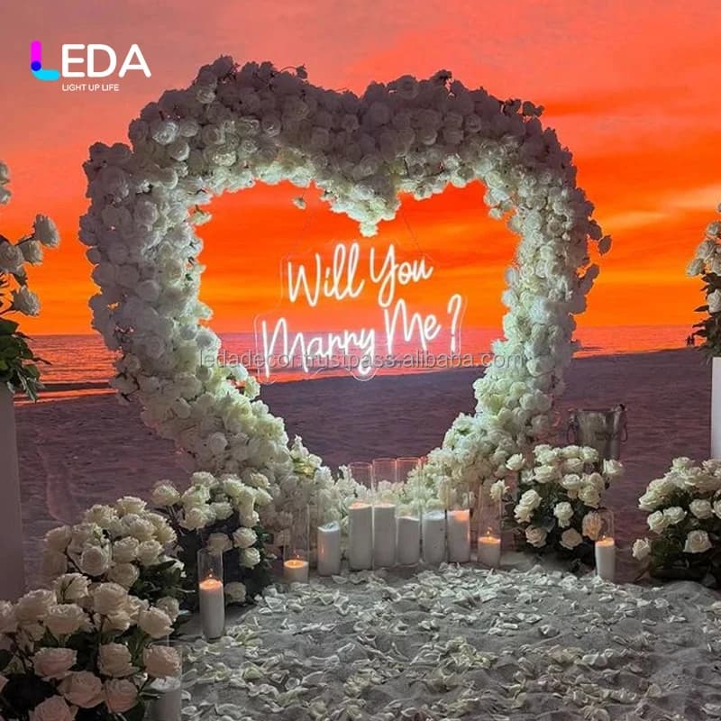 Insegna al Neon LED Personalizzata, Lettere Luminose in Acrilico RGB per Decorazioni Matrimoni e Feste di Compleanno