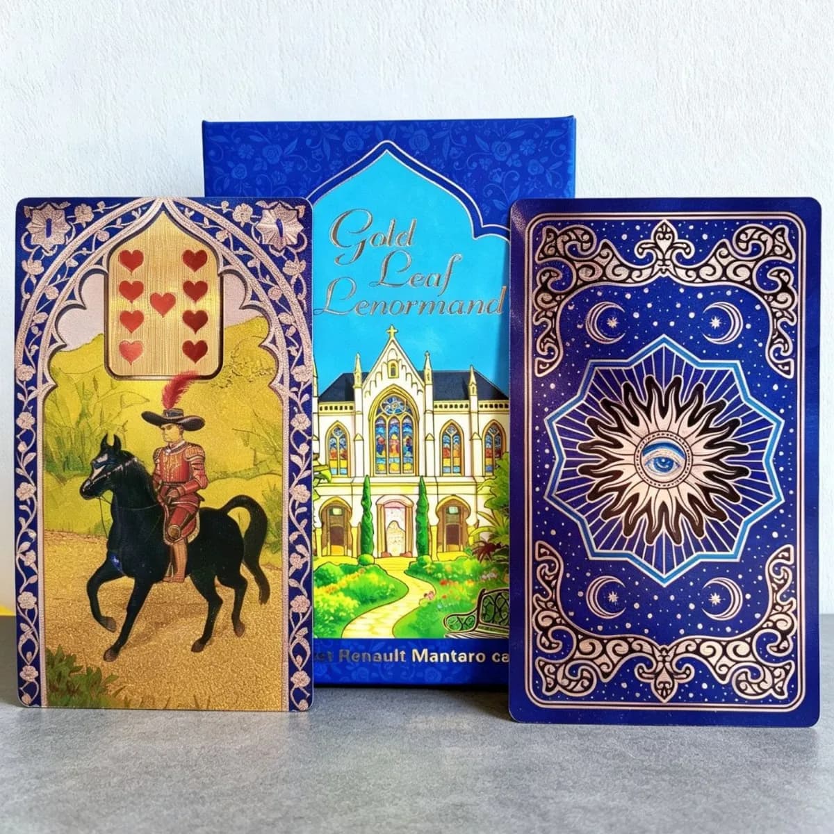 Rana George Lenormand Oracle Cards 40 Pcs Waterproof PET Cards 12*7cm for Divination & Fortune Telling