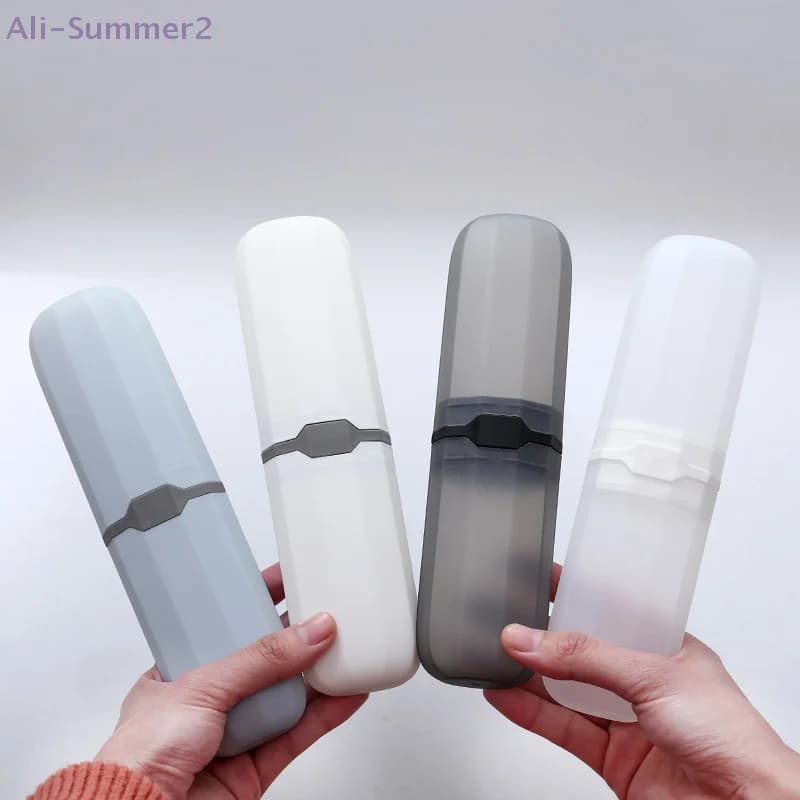 1PC scatola porta spazzolino portatile da viaggio all'aperto campeggio spazzolino custodia per organizer accessori per il bagno scatola per dentifricio
