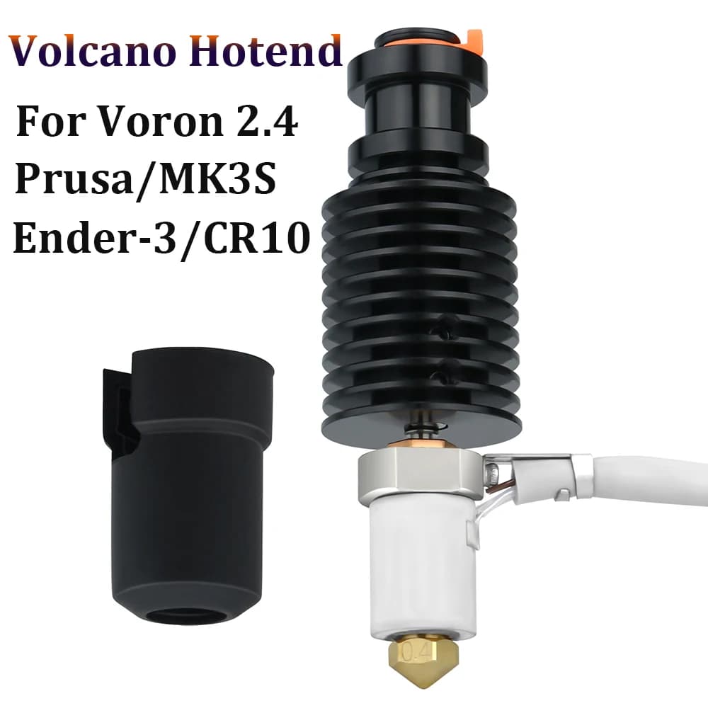 Testina di stampa con nucleo riscaldante in ceramica 24V 60W Kit Hotend vulcano per Voron 2.4 Prusa Ender 3 CR10 MK3S Stampante 3D E3D Vulcano Hot End