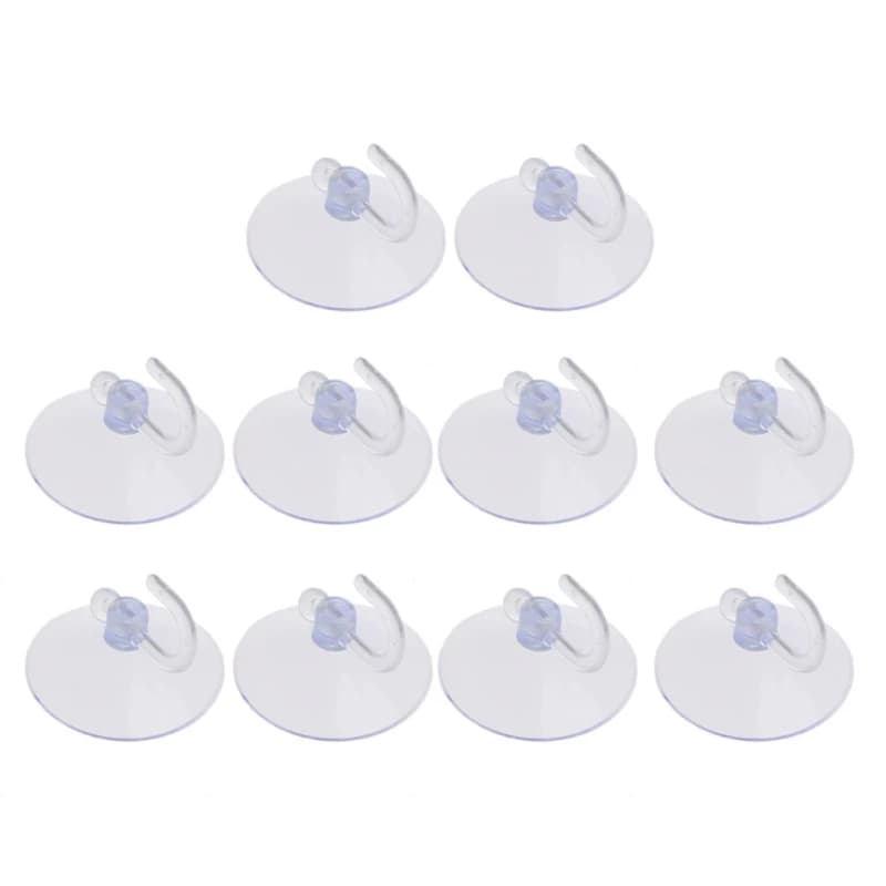 Ganci a ventosa Set 10 accessori per ganci a ventosa da parete per doccia da bagno