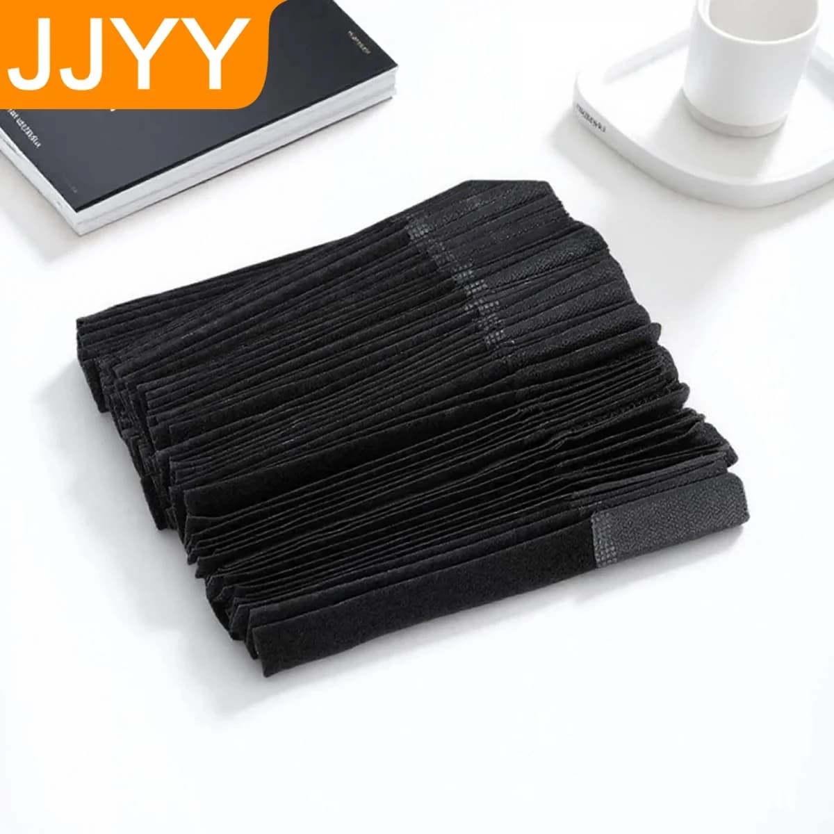 10/50 Pezzi Fascette Fermacavi in Velcro, Strisce in Nylon Doppie per Gestione Cavi, Organizzatori per Casa e Ufficio