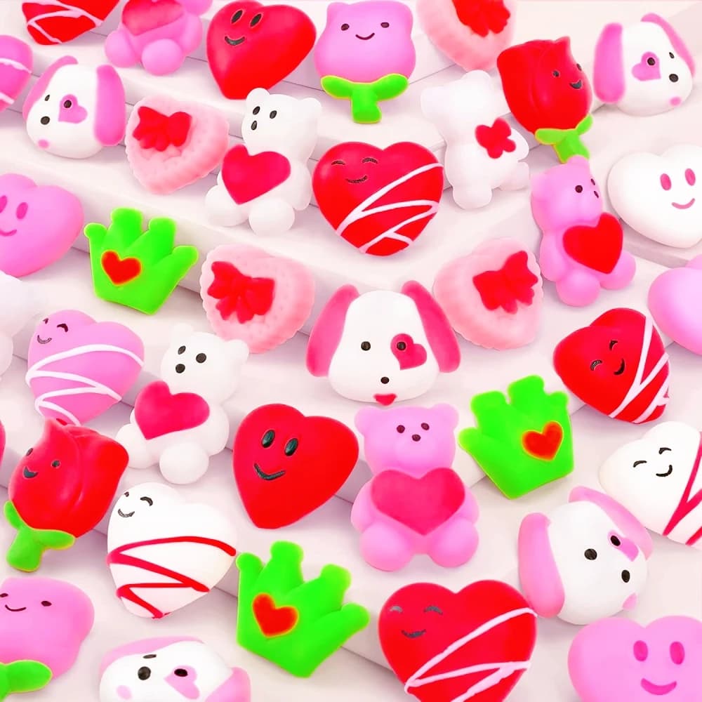 12/24/36 pezzi mini cartone animato rosa amore pizzico musica per San Valentino festa di nozze regalo ospite confezione regalo di carnevale commemorativo