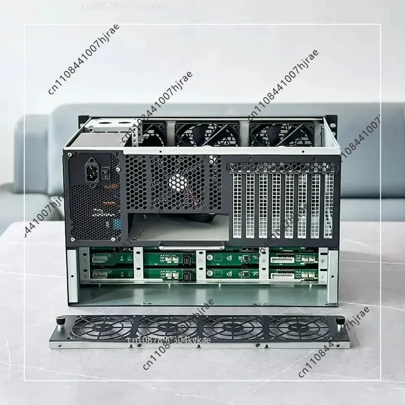 12-Bay NAS Server Chassis Support ATX Motherboard & ATX PSU 8 Full-Height PCIe Slots Enterprise Home AIO Storage Case