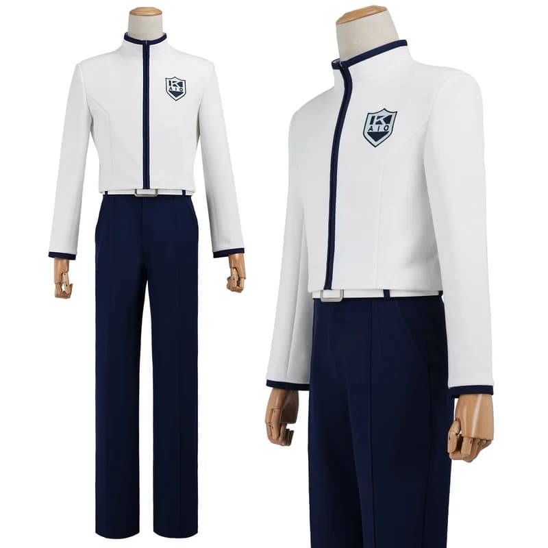 Hikaru no Go Anime Toya Akira Cosplay Costume Jacket Pants Belt Unisex Convention Halloween Christmas3;b,6/k'5;
