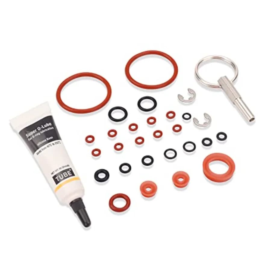 Set di O-Ring con Chiave a Testa Ovale Grande per Gruppo Erogatore e Valvola di Scarico Jura Capro/Impra, Compatibile con la Maggior Parte dei Modelli Jura C, E, EN