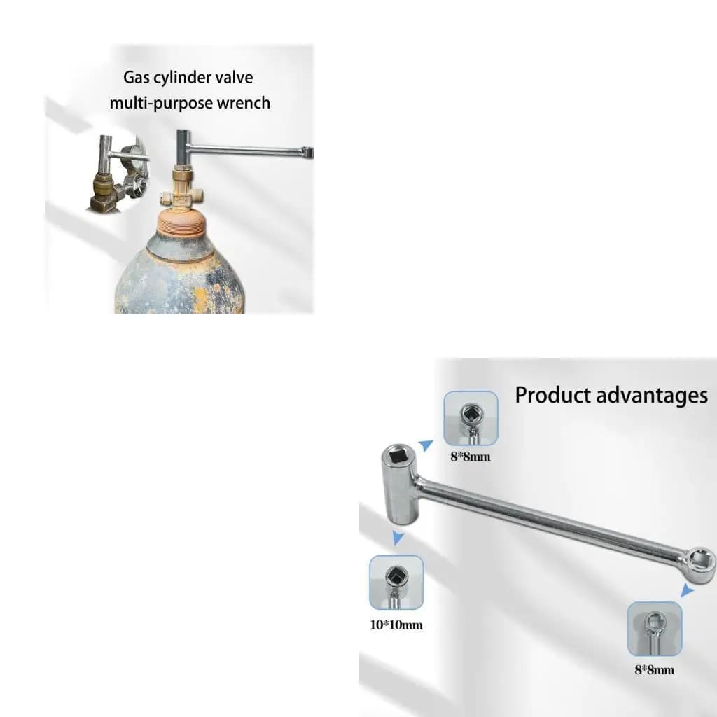 Accessori per chiavi a cilindro per risparmio manodopera con chiave per bombola del gas 652F per campeggio all'aperto