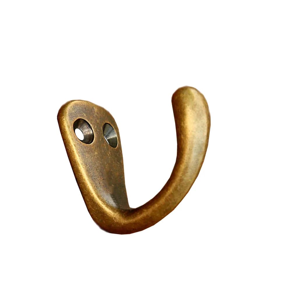 Premium Copper Clothes Hanging Hook Sturdy Wall Hook for Coats Towels Hats Handbags Laundry Bags Keys Bedroom Kitchen Closet
