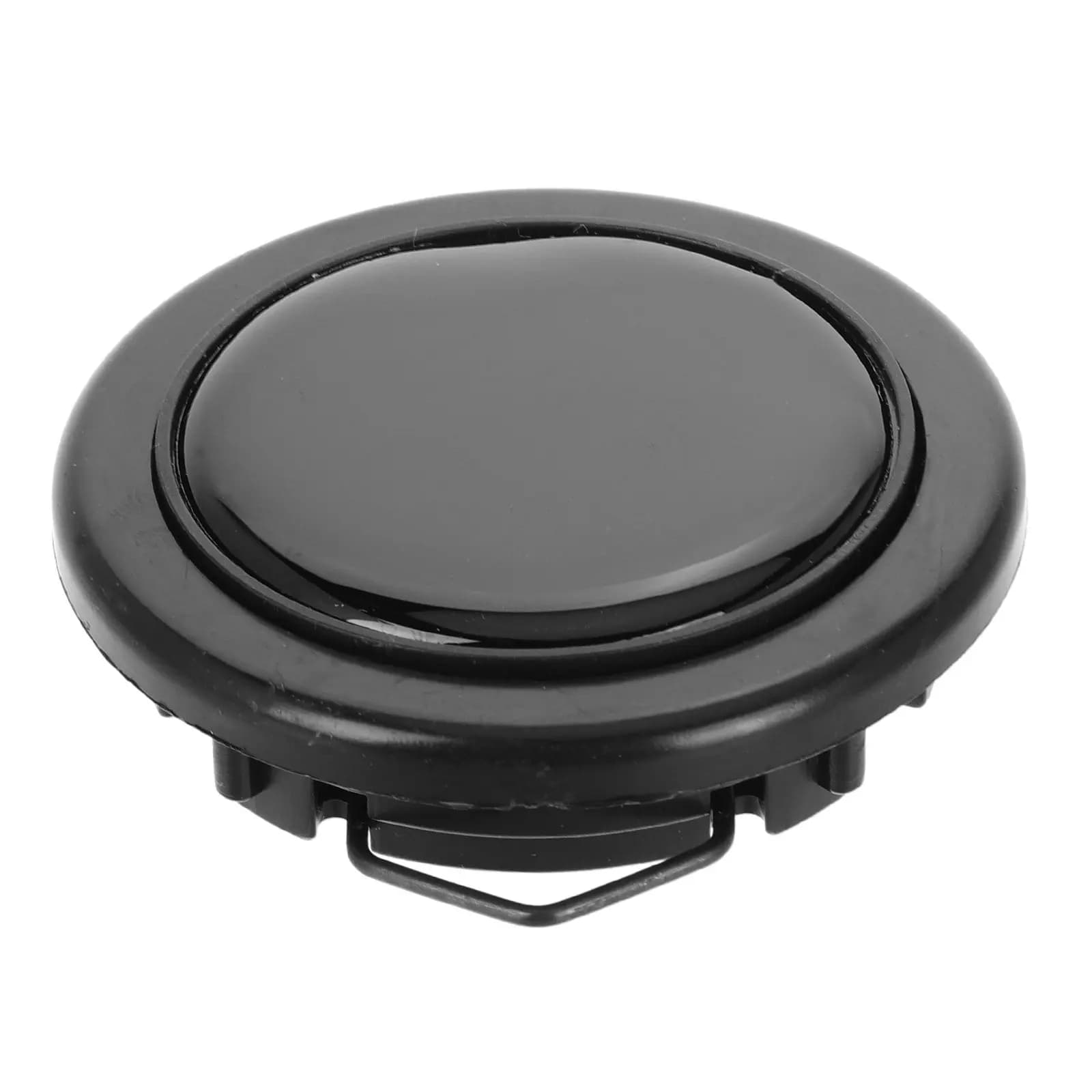 Universal Clacson Button Cover on Wheel, Plastic Resin, Racing Style, Pressure Switch, Waterproof, Shockproof
