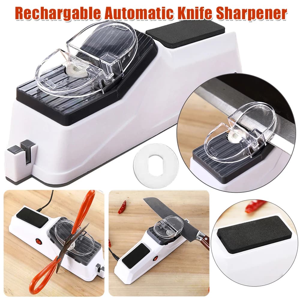 Automatic Adjustable Sharpener for Home Use, Kitchen Knives Sharpening Tool with Fine Molding Blades