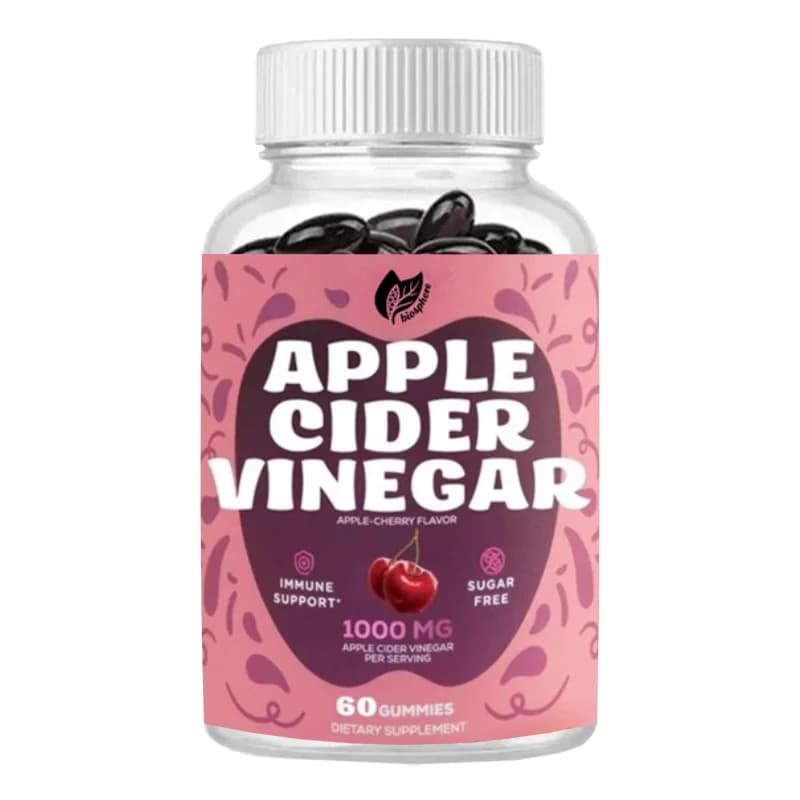 Apple Vinegar Gummies 1000mg - Sugar Free ACV Gummies Vitamin Supplement - Supports digestion and cleansing, gelatin free