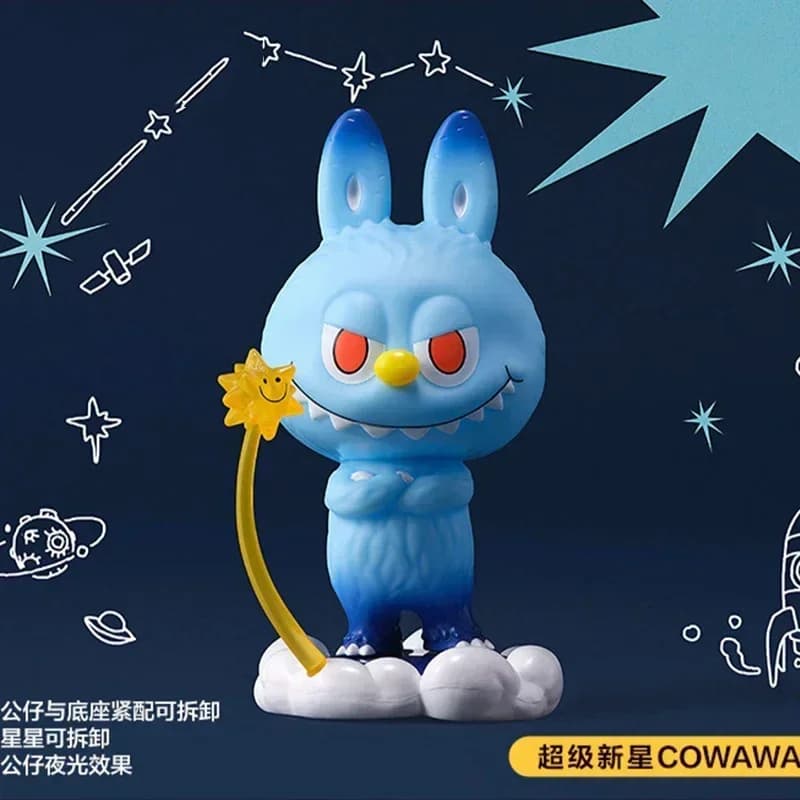 POPMART Labubu Monsters Constellation Series - Action Figure da Collezione a Sorpresa (Blind Box) per Decorazione Desktop
