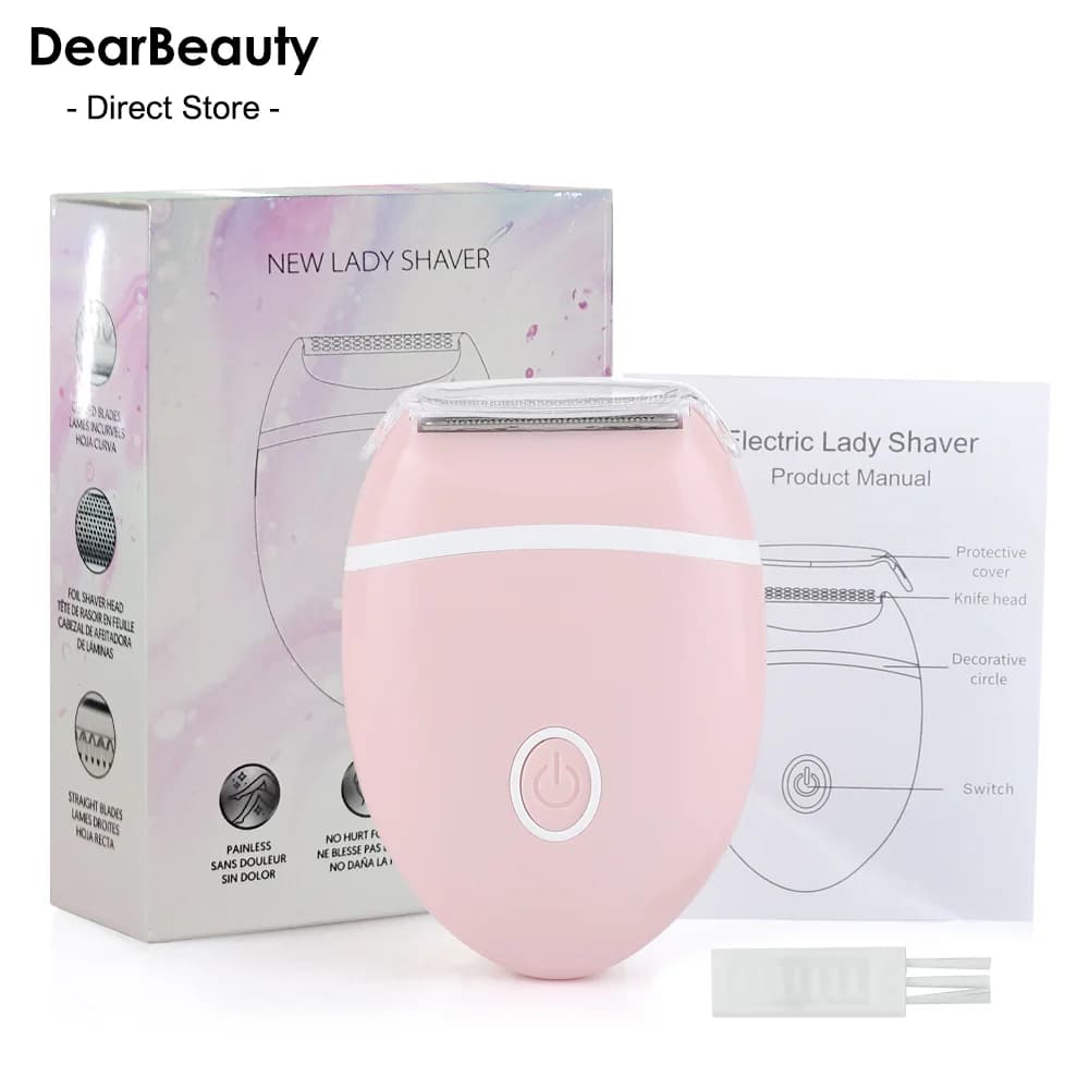 Epilatore elettrico per depilazione per donna Trimmer per capelli Rasoio Bikini Ascelle Braccio Gamba Viso Parti intime Lady Rasoio Depilatore