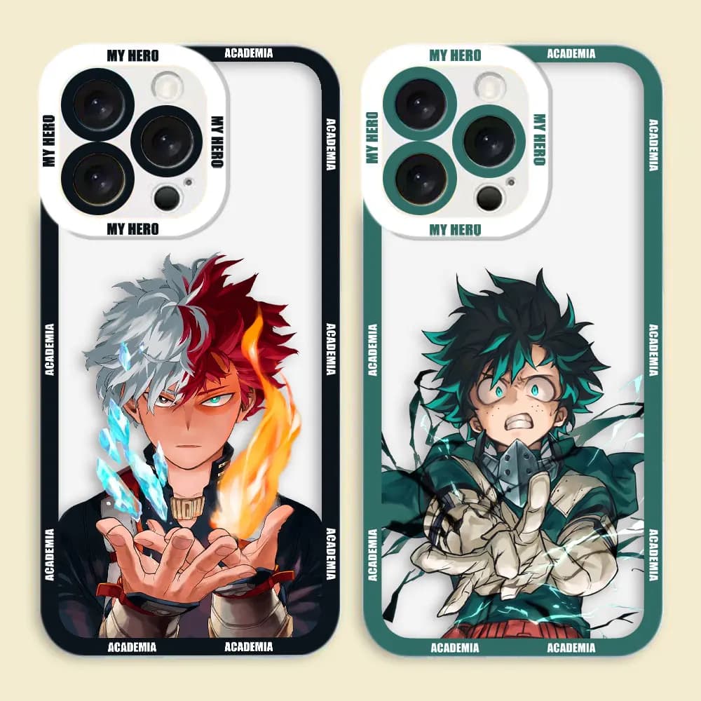 My Hero Academia Izuku Clear Phone Case For Infinix TECNO POVA 2 4 3 5 SMART 6 7 8 NOTE 10 11 12 30 30I 40 50 CAMON 19 20 Cover