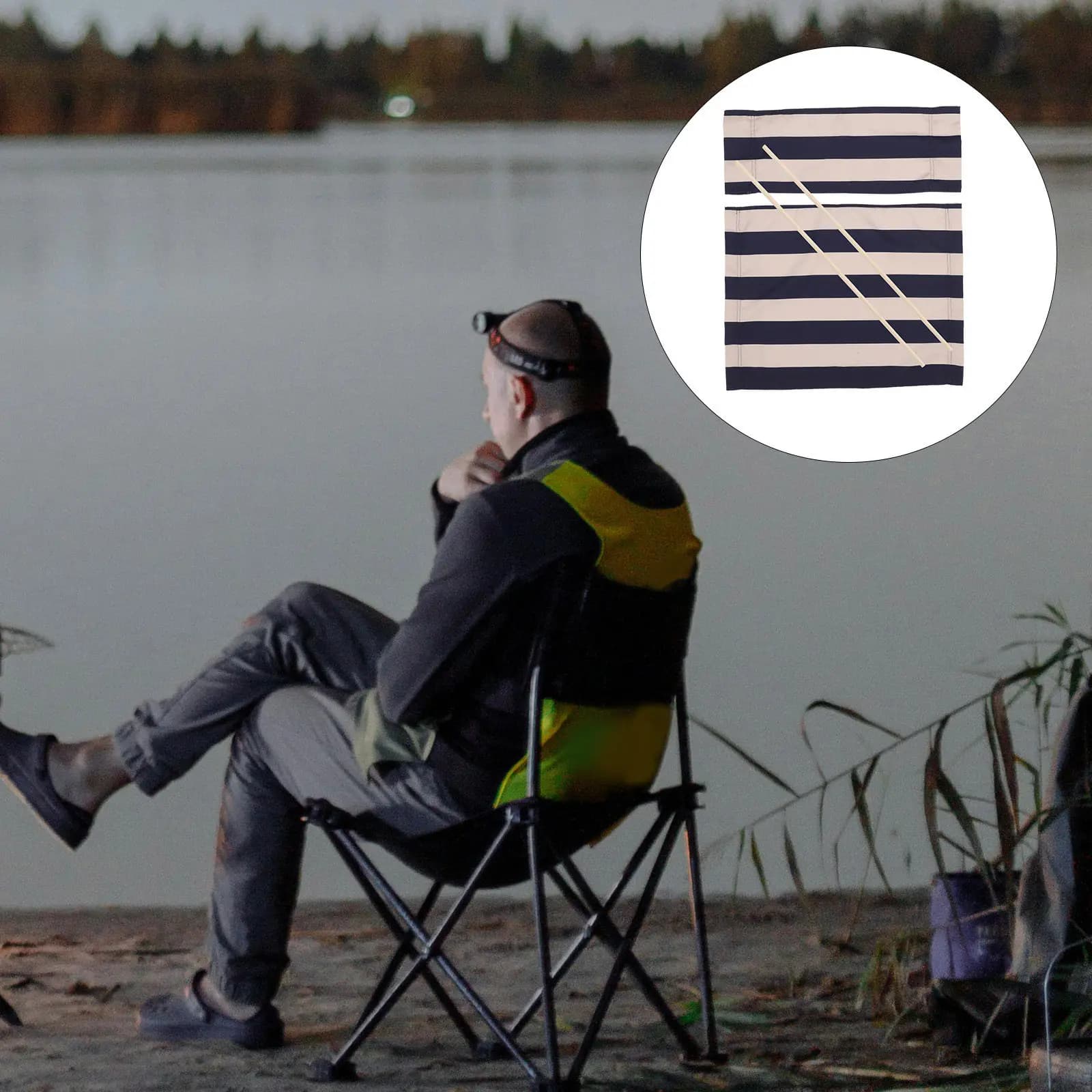 1Set Folding Chair Seat Replacement Canvas Breathable Outdoor Camping Chair Seat Cover Long-Lasting Repair Fabric Cushion