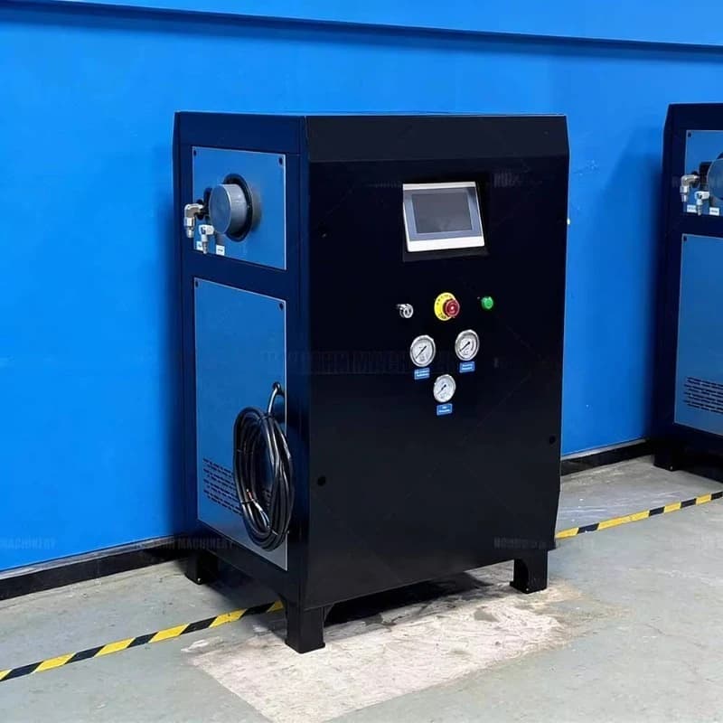 Macchina Automatica per la Produzione di Ghiaccio Secco, Pelletizzatore CO2, Produttore di Blocchi di Ghiaccio Secco, Stampo Personalizzato per Pellet da 3mm a 19mm, per l'Industria della Pulizia