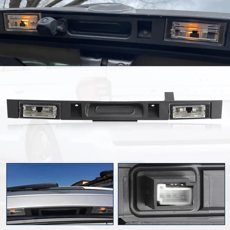 51133403611 Trunk Lid Rear Handle for BMW E83 X3 2004-2010 Touring Boot Car Tailgate Switch w/ Key Button & License Plate Light
