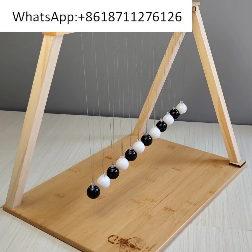 Pendolo serpentino semplice pendolo onda esperimento pendolo Newton sussidi didattici 12 palline Fisica scienza giocattoli per bambini regalo