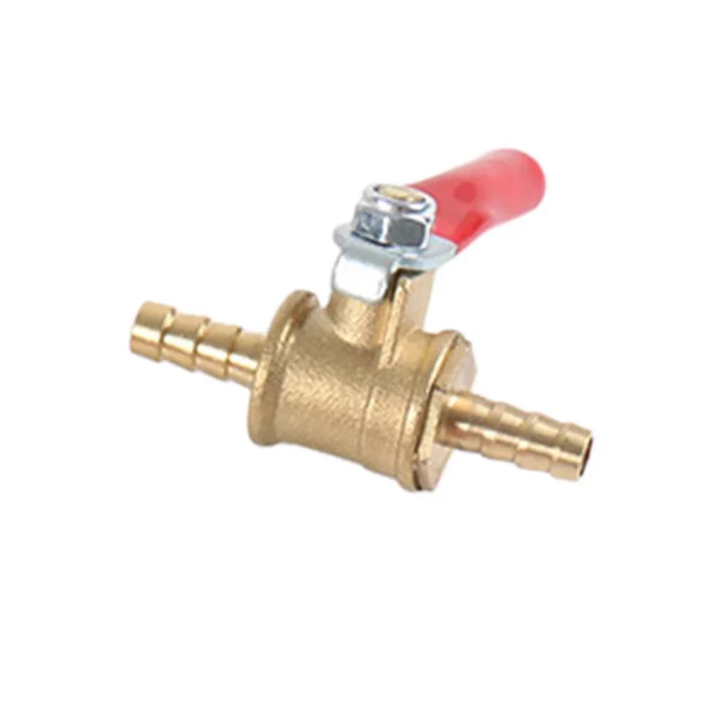 Valvola in ottone interruttore valvola 6mm 8mm 10mm 12mm valvola a sfera ottone tipo passaggio diretto tubo Barb spegnimento miglioramento domestico