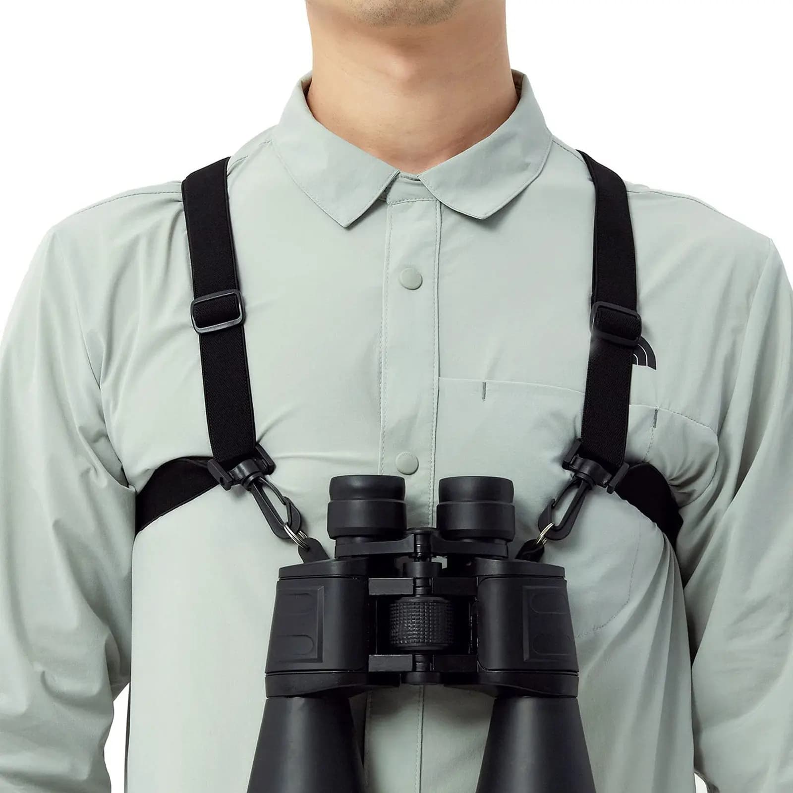 Tracolla per Telescopio Portatile, Cinghia per Binocolo Extra Lunga Regolabile, Tracolla a Tracolla in Nylon Resistente per Caccia e Pesca all'Aperto