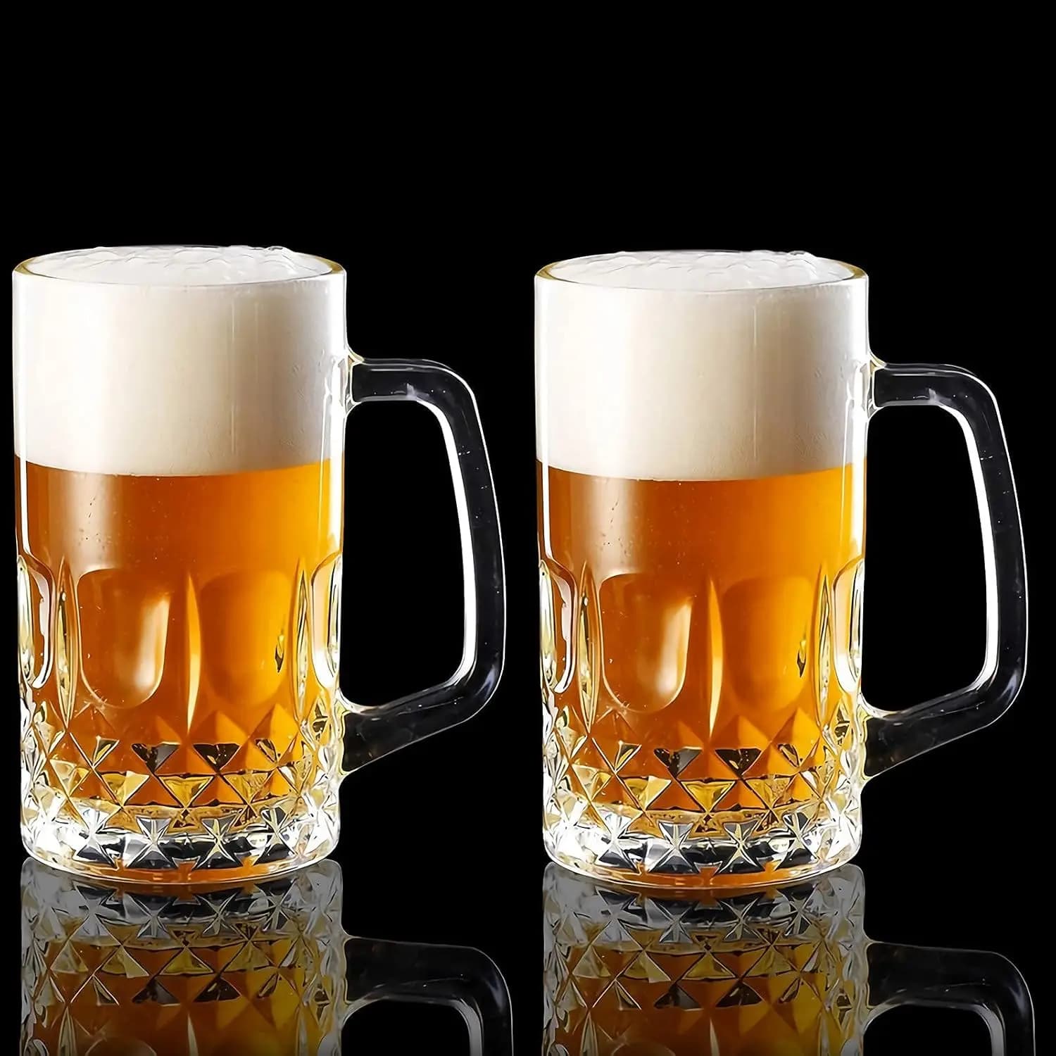 Tazza da birra in plastica da 750 ml/25 OZ Tazza riutilizzabile infrangibile in plastica Tazze acriliche senza BPA Bar Party Bevande fredde Succo di acqua ghiacciata 750 ml