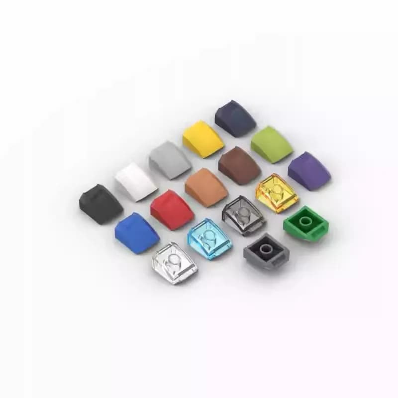 20 pz MOC 30602 pendenza curva 2x2 con labbro mattoni compatibili fai da te Assmble blocchi particelle bambino cerbello giocatto