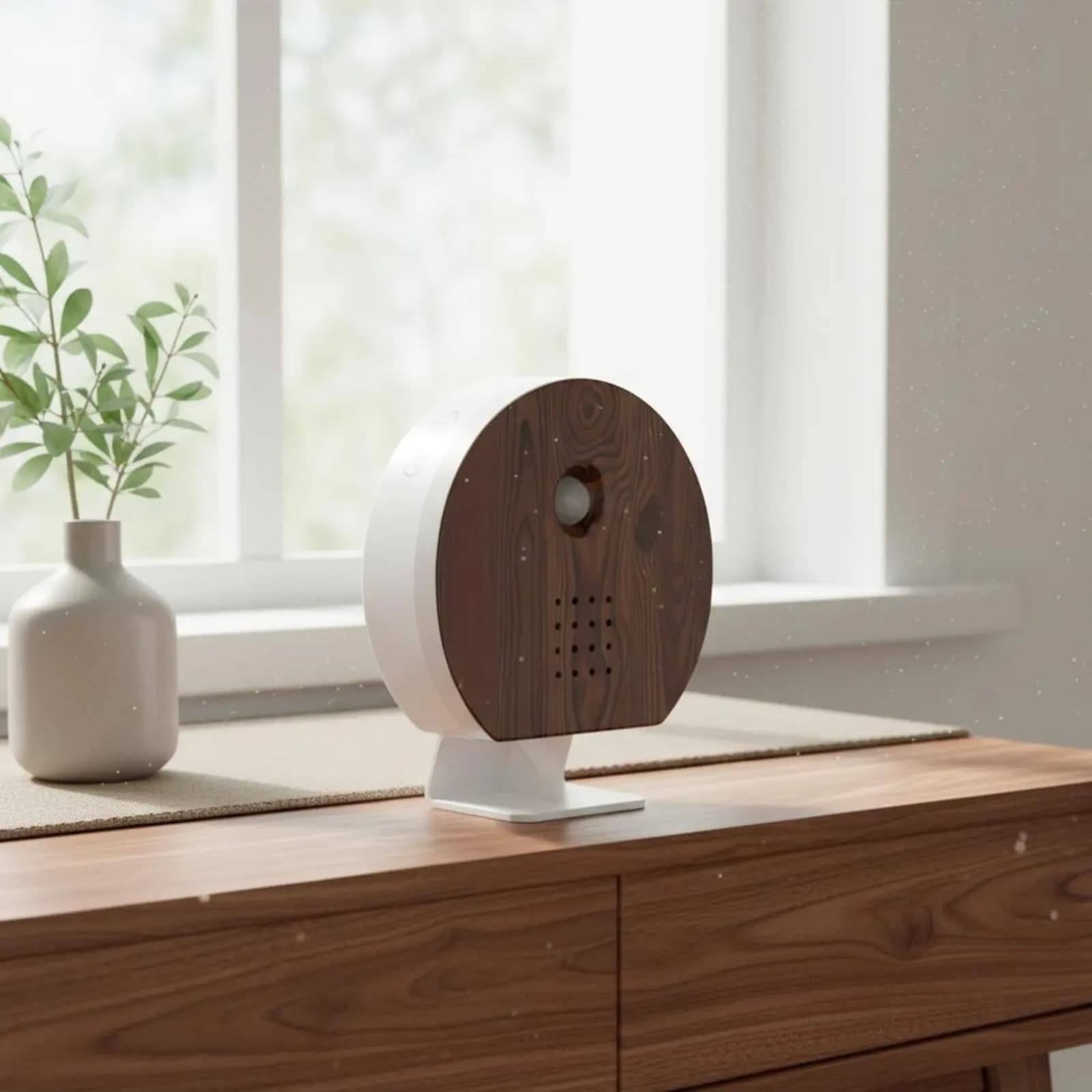Macchina per Suoni di Uccelli con Luci LED, Riproduttore di Cinguettio, Dispositivo Audio con Volume Regolabile, 9 Suoni per Bagno, Palestra