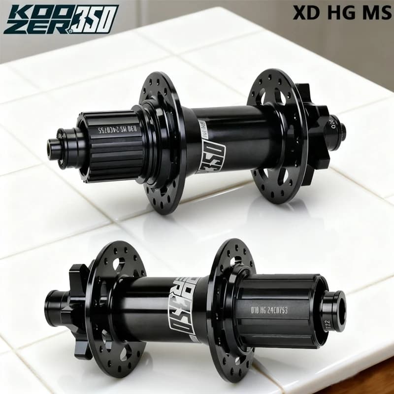 Mozzo ruota per bicicletta da strada MTB KOOZER 350 10-12S - Albero a cricchetto 40T/32H/CR-MO | 135x10QR e 12x148mm per MTB/Strada HG/XD/MS