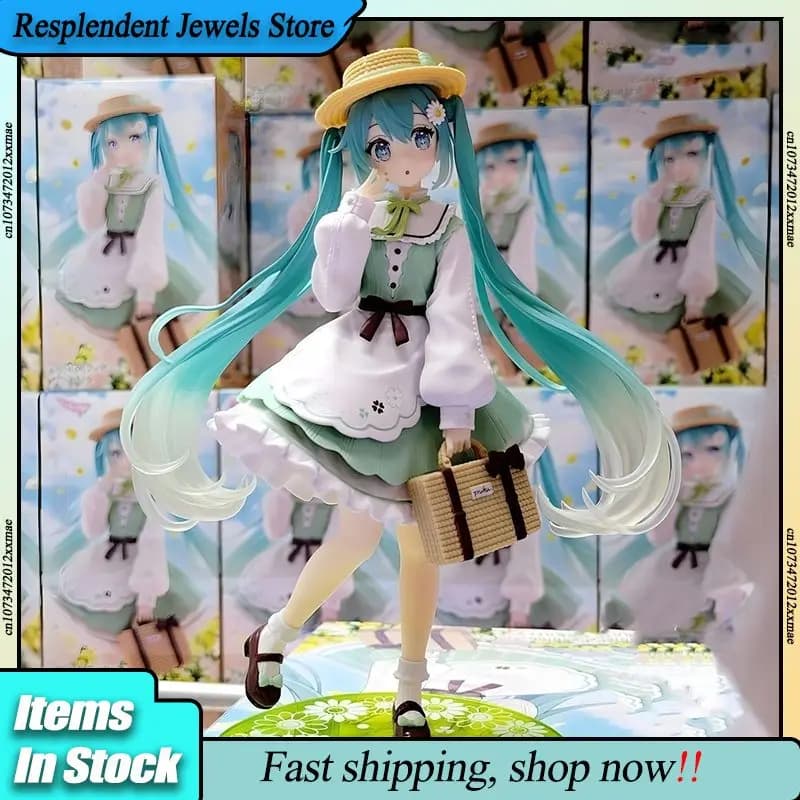 Figurina Originale Taito di Hatsune Miku, Statuetta Anime Giapponese, Modellino da Collezione, Bambola Kawaii