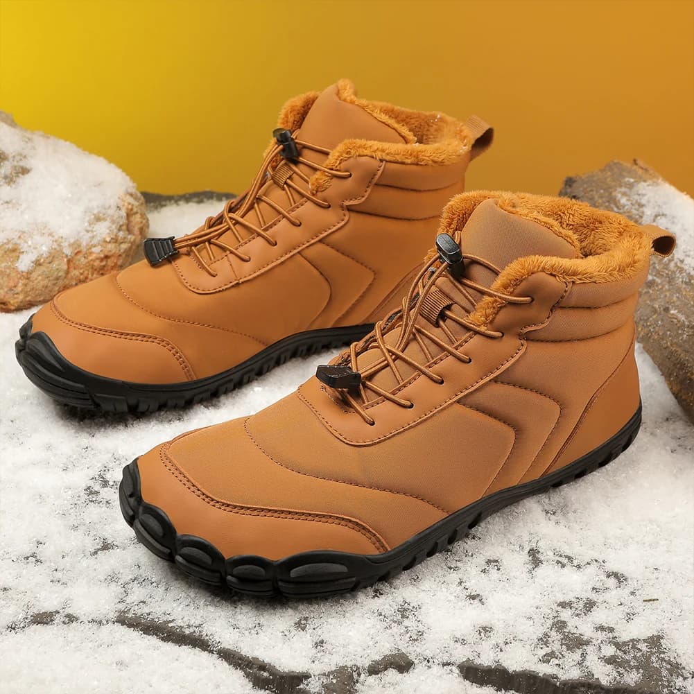 Stivali da neve invernali Scarpe da trekking resistenti al freddo Stivaletti alti impermeabili Stivali da passeggio leggeri antiscivolo per viaggi all'aperto