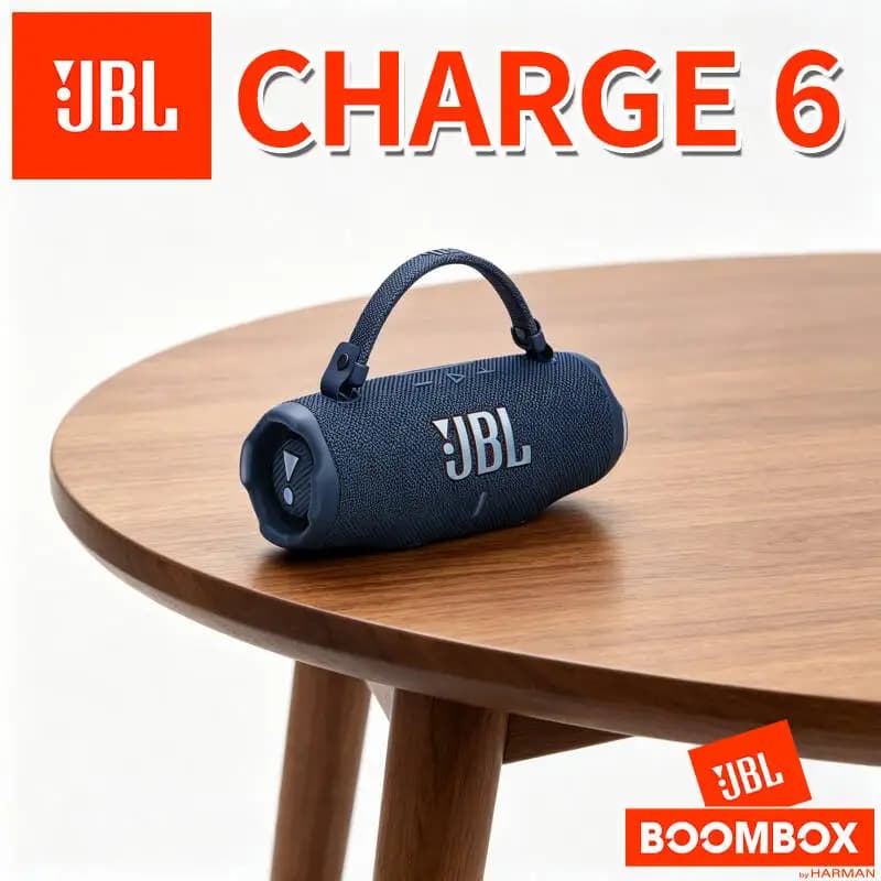 Nuova Versione Globale JBL Charge 6/GRIP/Flip7/Go4 Altoparlante Shockwave con Suono Stereo Puro, Box Audio Wireless per Feste in Famiglia e Riunioni
