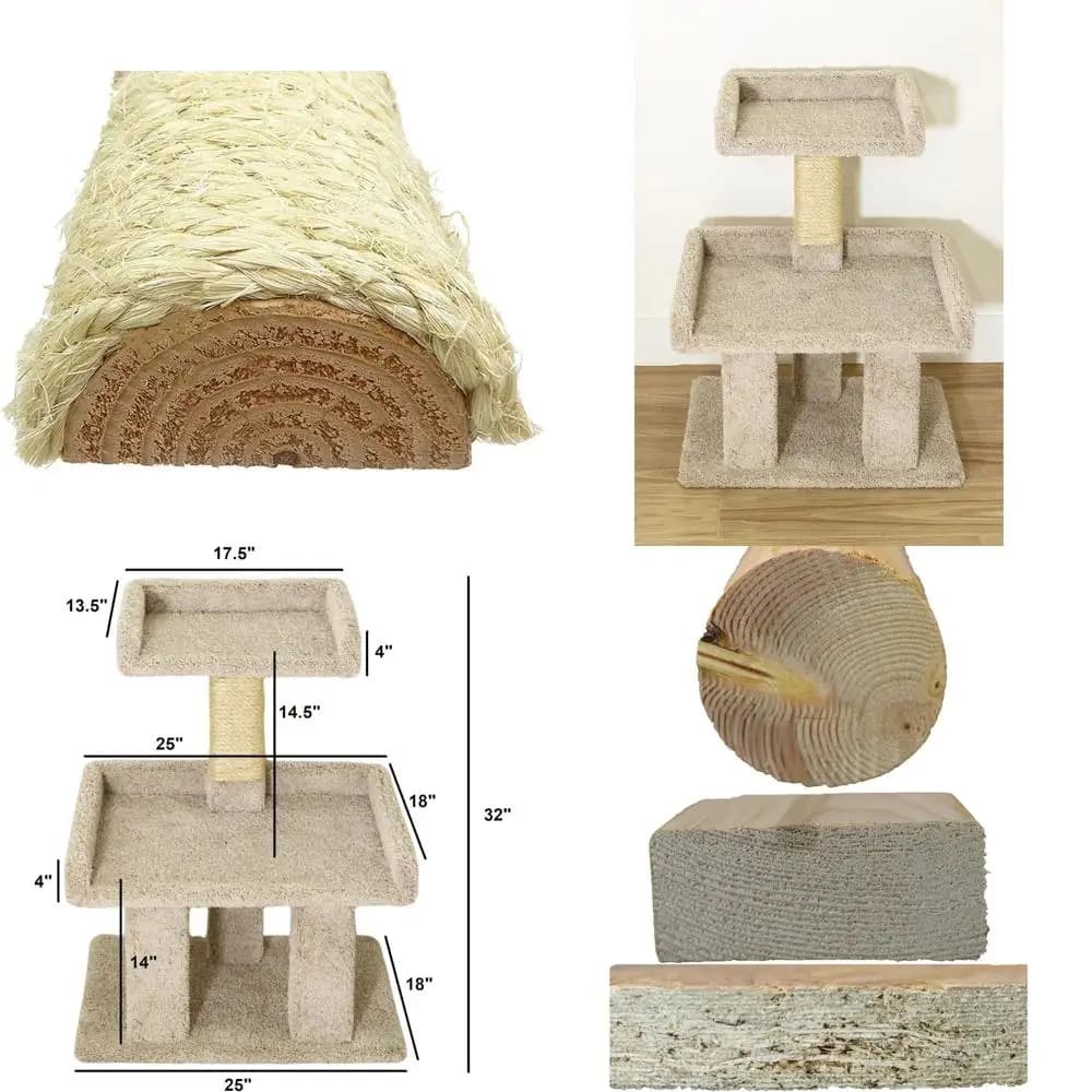 Lussuoso Albero per Gatti XL con Piattaforma