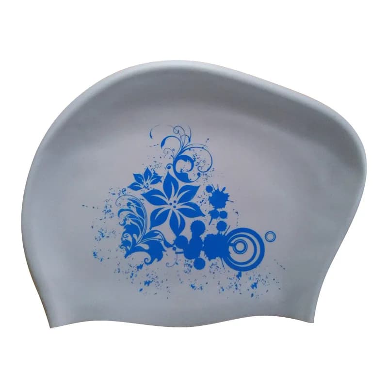 Nuovo cuffia da nuoto elastica Cappello da nuoto in silicone impermeabile allargato Comodo cappello da nuoto professionale sicuro