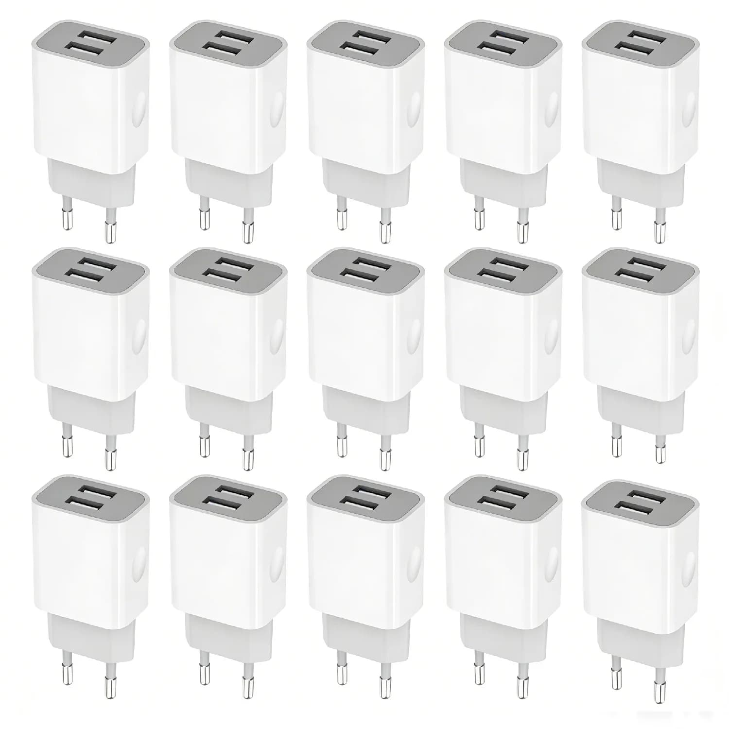 Universal 15W Power Supply Adapter 5V 2.1A 2USB Wall Charger Portable Charger for Cell Phone