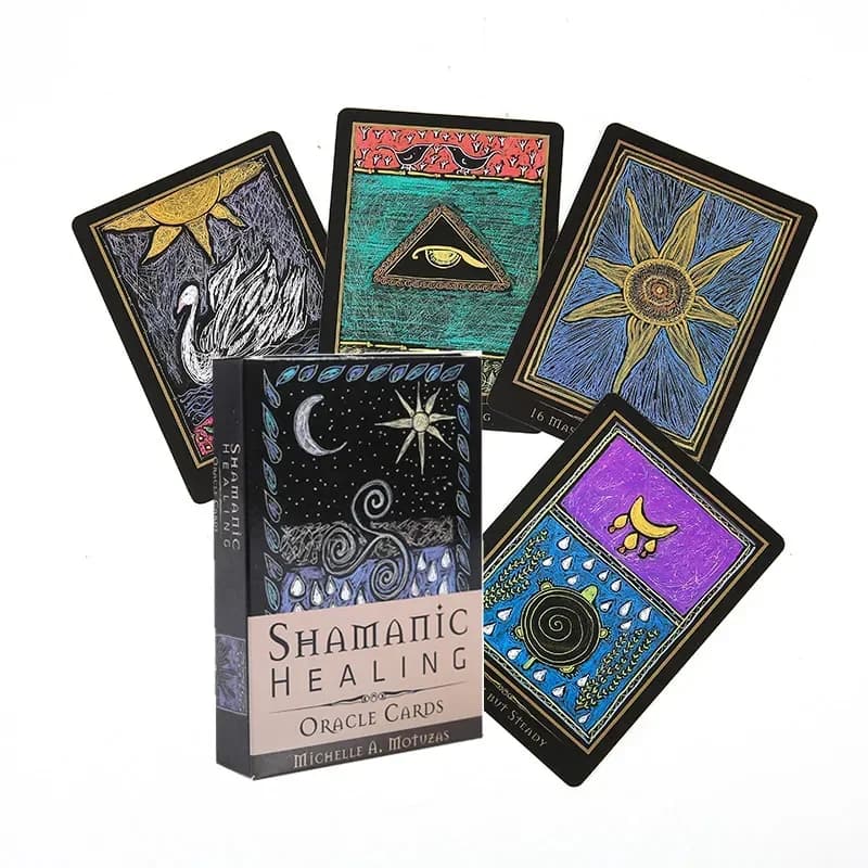Carte Oracle di guarigione sciamanica Carte da gioco con tarocchi in versione inglese per giochi da tavolo per bambini e adulti