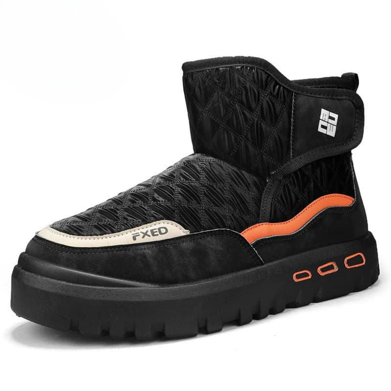 Winter Shoes Men 2026 Fur Warm Comfortable Snow Boots Outdoor Waterproof Down Boots High Top Ankle Boots Platform Shoes Size 44