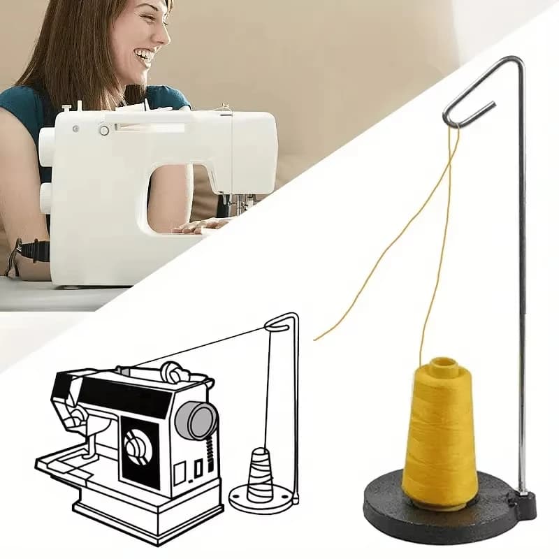 Single Wire Holder for Sewing Machine - Plastic Roquette Door - Compatible with large cone rails