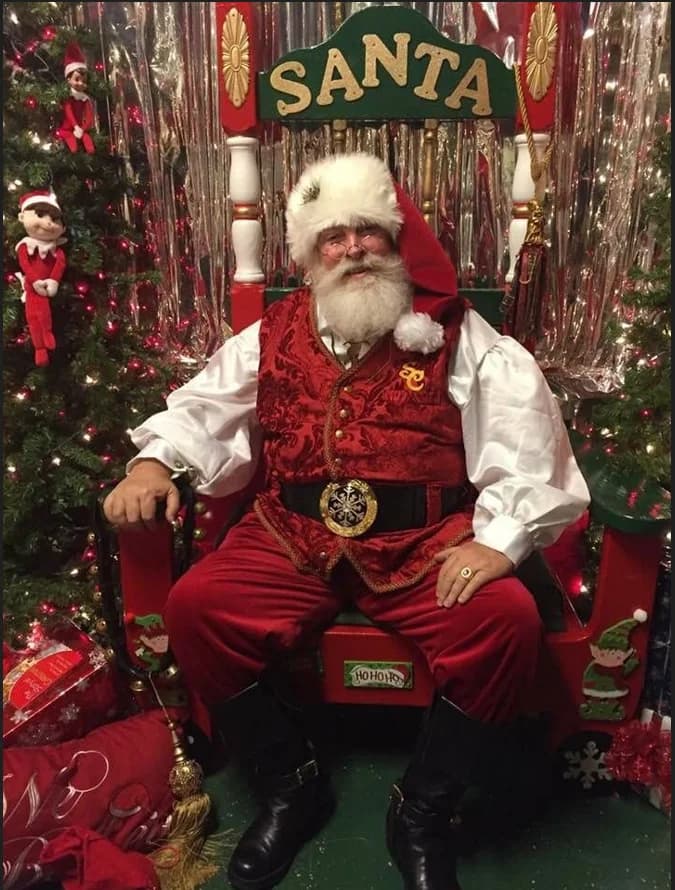 Costume cosplay di Babbo Natale, gilet natalizio da uomo, pantaloni, realizzato su misura