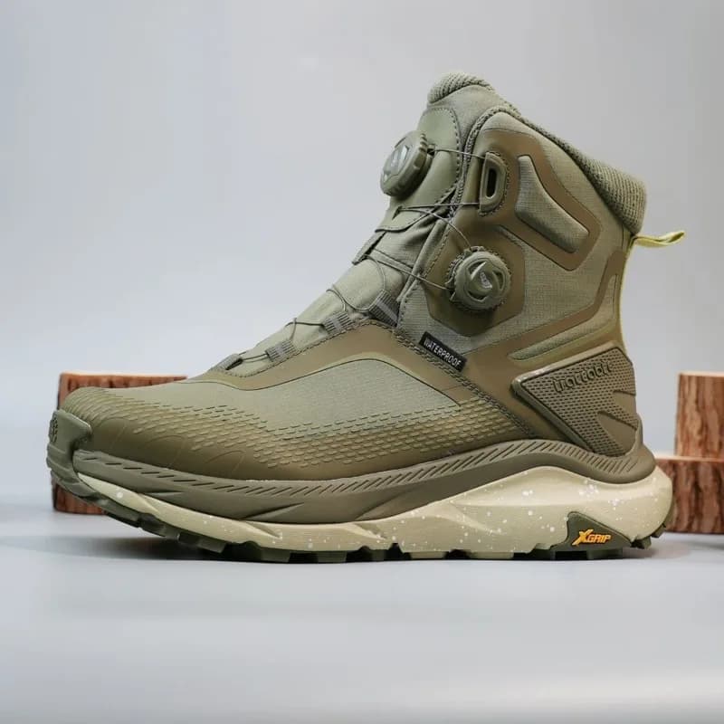 Scarponi da Montagna Originali con Pelliccia Calda e Confortevole, Scarpe Invernali Antiscivolo per Escursionismo, Sneaker da Trekking con Tomaia Alta