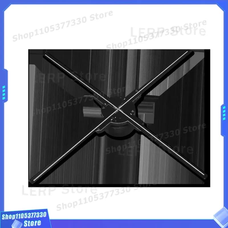 42cm to 180cm 3D Holographic Fan LED Display for Christmas Decoration Advertising Projector Visual Effect Screen Christmas 3D