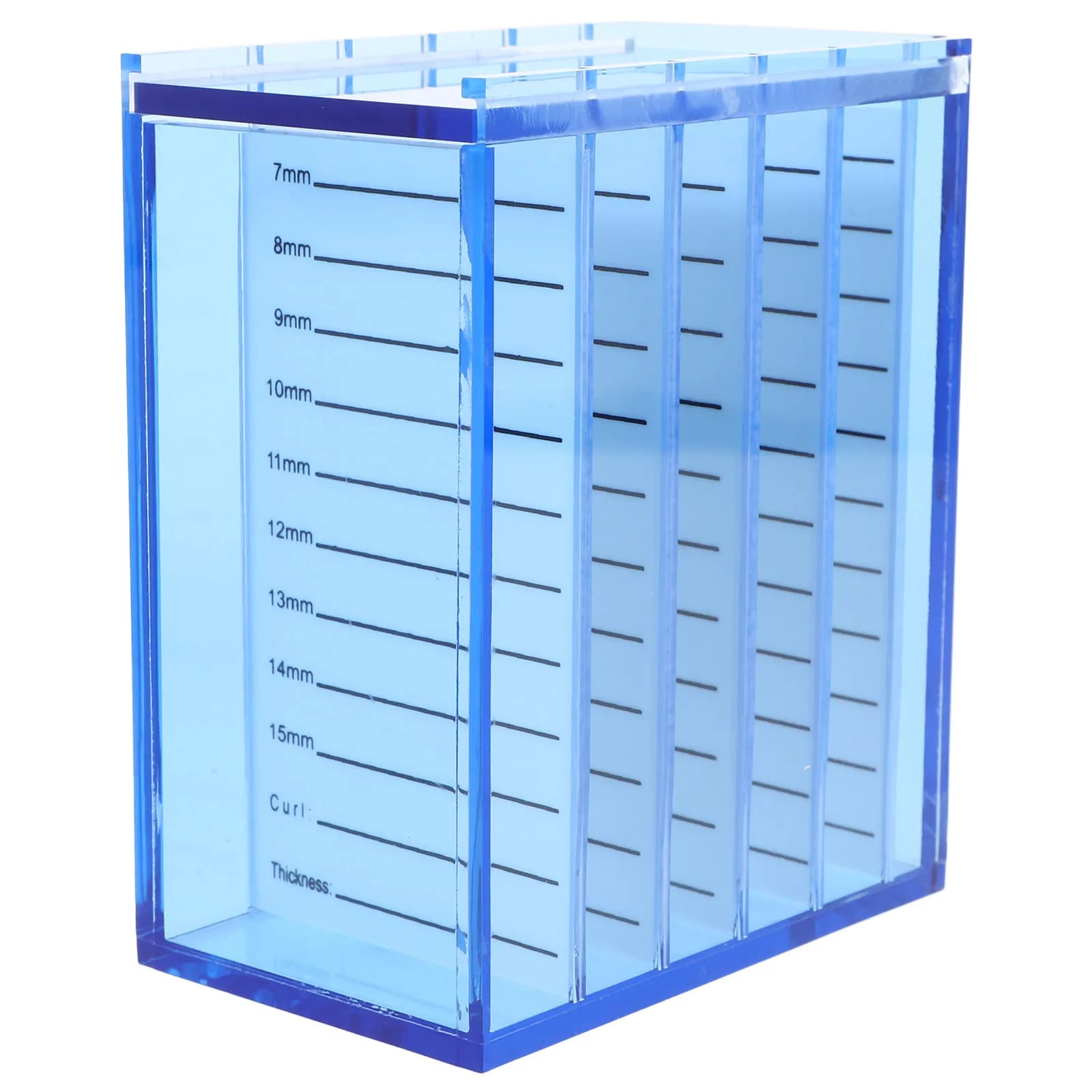 Scatola Organizer per Ciglia in Acrilico Premium, Elegante Contenitore Decorativo per Ciglia Finte, Porta Ciglia Compatto e Riutilizzabile per Borsetta
