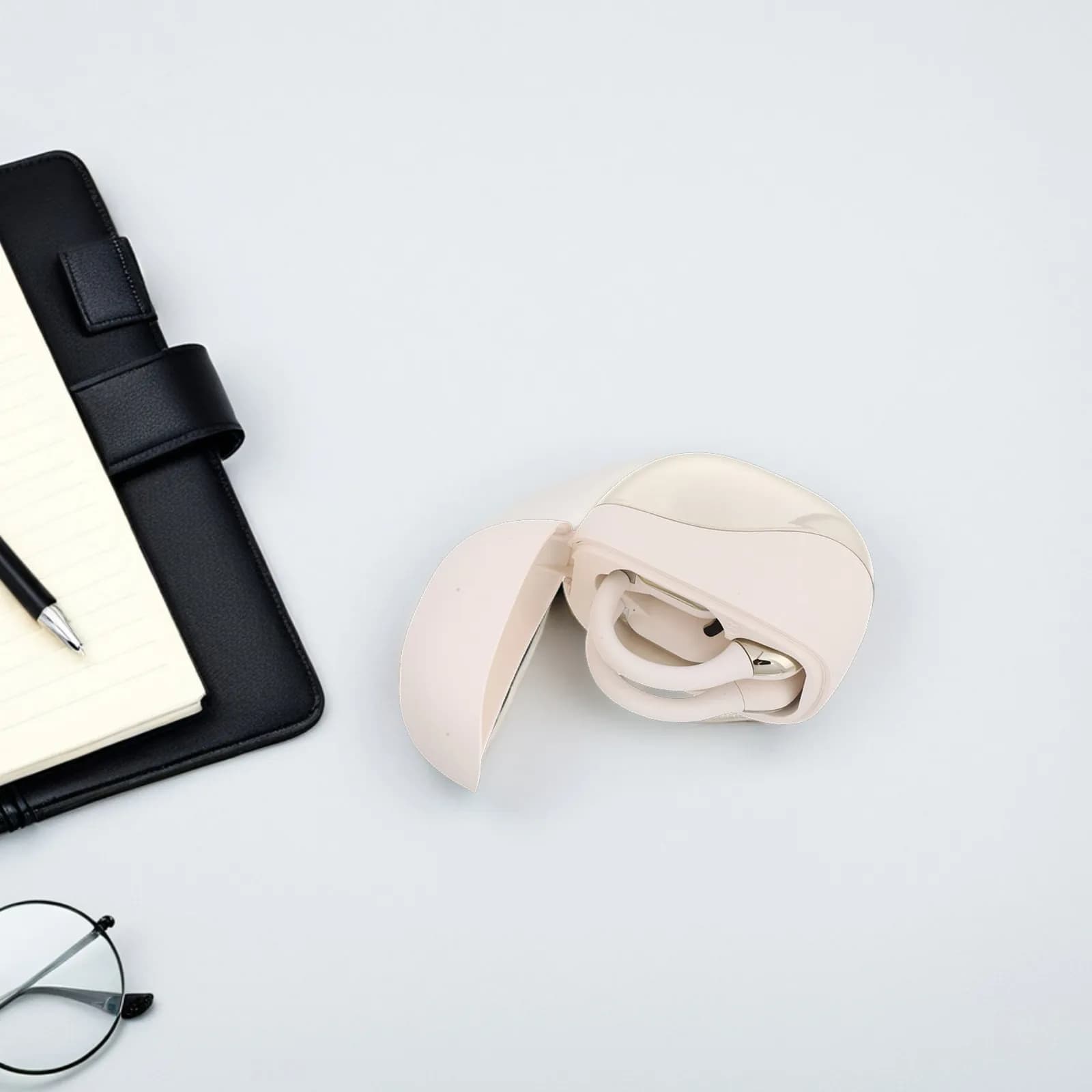 Auricolari Intelligenti per Traduzione Wireless, Dispositivo Traduttore In-Ear, Traduzione Vocale Multilingue in Tempo Reale per Viaggi e Affari