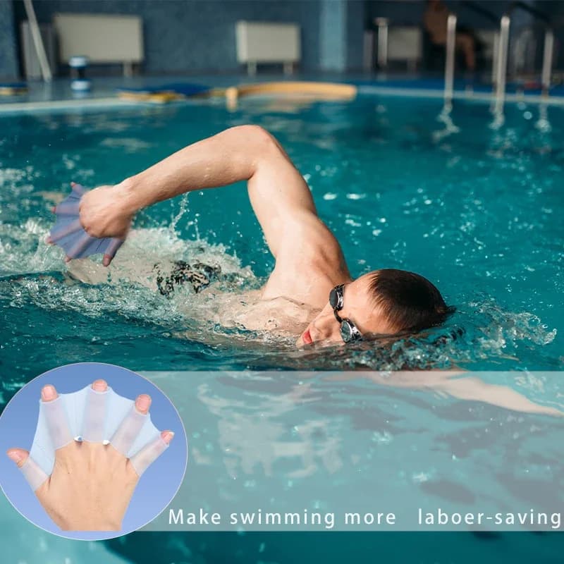 Nuove pagaie per nuoto con pinne in silicone per bambini Adulti Allenamento Attrezzatura per immersioni estive Attrezzatura per nuoto Freestyle