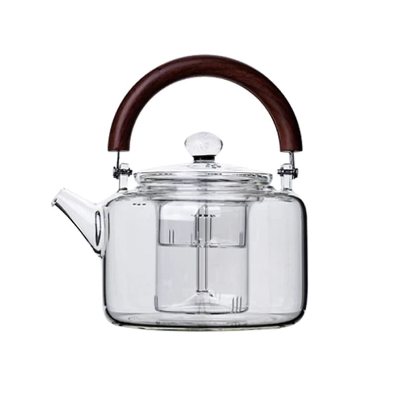 Heat-resistant glass steaming teapot Japanese electric ceramic stove Household anti-scalding beam pot Tea maker Kettle