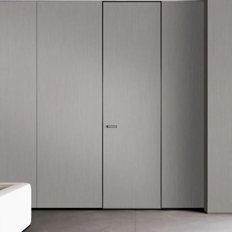 # Porta interna moderna commerciale senza telaio, nascosta, in legno invisibile, per camera da letto segreta nascosta